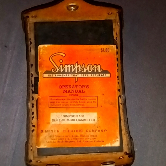 Simpson 160 voltage meter - Picture 2 of 5